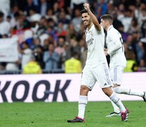 Asensio anotó el gol que abrió la victoria del Real Madrid (Fuente: EFE) (Fuente: EFE) (Fuente: EFE)