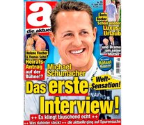 La tapa de la falsa entrevista a Schumacher.