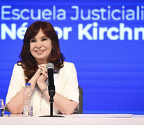 Cristina Kirchner durante el discurso que dictó en La Plata. (Fuente: Télam) (Fuente: Télam) (Fuente: Télam)