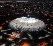 Imagen nocturna del actual Estadio Único Diego Armando Maradona.  (Fuente: Télam) (Fuente: Télam) (Fuente: Télam)