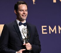 Los premios no le dieron alivio a la ansiedad de Bill Hader. (Fuente: AFP) (Fuente: AFP) (Fuente: AFP)