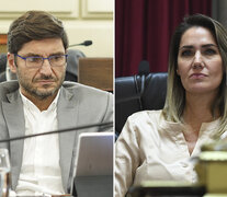 Maximiliano Pullaro y Carolina Losada.