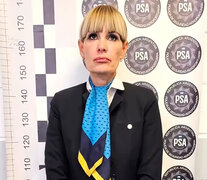 Daniela Carbone, la azafata de Aerolíneas Argentinas acusada por la amenaza de bomba a un avión de esa empresa.