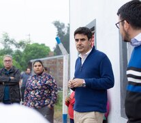 El candidato peronista estuvo en 9 ede Julio y San Cristóbal.