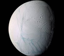 Una de las lunas de Saturno. Imagen: NASA