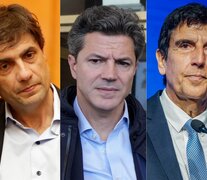 Hernán Lacunza, Luciano Laspina y Carlos Melconián, tres alfiles económicos de JxC.