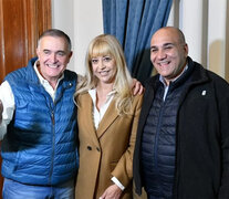 Osvaldo Jaldo, Rossana Chahla y Juan Manzur, los ganadores de Tucumán.