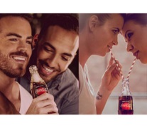 “Love is love” y “Cero azúcar, cero prejuicios”, campañas de Coca-Cola de 2019. 