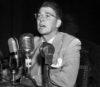 Ronald Reagan denuncia infiltración comunista en el SAG, en octubre de 1947.