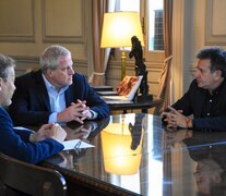 El ministro de Educación, Jaime Perczyk, recibió al rector de la Universidad de Jujuy, Mario Bonillo.