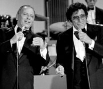 Sinatra y Bennett en un escenario: dos artistas enormes que se respetaban. 