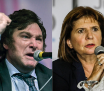 En campaña política, Javier Milei (AFP) y Patricia Bullrich (Leandro Teysseire) prometen ir a fondo con la desregulación laboral.