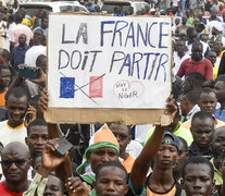 Manifestación antiimperialista en el aniversario de la independencia de Niger, una excolonia francesa. (Fuente: AFP) (Fuente: AFP) (Fuente: AFP)