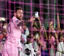 Messi lleva cinco goles entre tres partidos con la camiseta rosa del Inter Miami (Fuente: AFP) (Fuente: AFP) (Fuente: AFP)