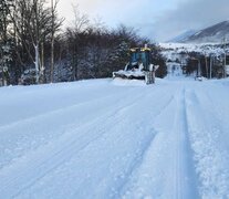 Ushuaia: vuelos suspendidos tras registrarse una intensa nevada