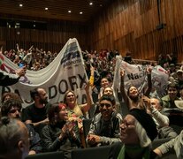 Les militantes llenaron la Sala Argentina del CCK. 