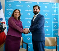 Dina Boluarte (Perú) y Gabriel Boric (Chile) (Fuente: EFE) (Fuente: EFE) (Fuente: EFE)