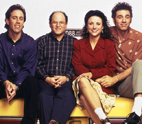 Jerry Seinfeld, Jason Alexander, Julia Louis-Dreyfus y Michael Richards, el célebre cuarteto de &amp;quot;Seinfeld&amp;quot;.