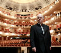 &amp;quot;Justo ahora tenemos todos que ver al ser humano en los otros&amp;quot;, señaló Barenboim. (Fuente: AFP) (Fuente: AFP) (Fuente: AFP)