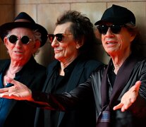 Keith Richards, Ron Wood y Mick Jagger. Sin el recordado Charlie Watts, que sin embargo &amp;quot;aparece&amp;quot; en dos temas.  (Fuente: AFP) (Fuente: AFP) (Fuente: AFP)