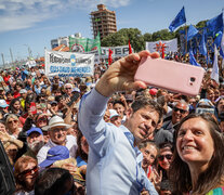 Axel Kicillof junto a Fernanda Raverta en Mar del Plata (Fuente: Florencia Ferioli) (Fuente: Florencia Ferioli) (Fuente: Florencia Ferioli)