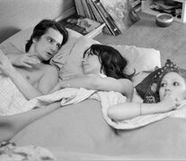 Jean-Pierre Léaud, Bernadette Lafont y Françoise Lebrun en una escena del film.