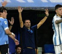 Scaloni durante el duelo ante Uruguay (Fuente: AFP) (Fuente: AFP) (Fuente: AFP) (Fuente: AFP) (Fuente: AFP)