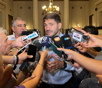 Pullaro dio una conferencia de prensa el jueves, desde la Legislatura. 