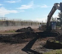 Obras en el parque industrial Curtidor Lanús.