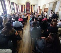 El Concejo Deliberante de Azul durante el debate del martes. 