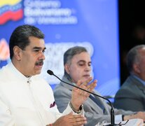 El presidente Nicolás Maduro en el Palacio de Miraflores. (Fuente: AFP) (Fuente: AFP) (Fuente: AFP)