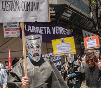 Una de las muchísimas protestas contra la construcción de torres en la ciuad. (Fuente: Jorge Larrosa) (Fuente: Jorge Larrosa) (Fuente: Jorge Larrosa)