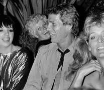 O´Neal junto con Liza Minnelli y Farrah Fawcett en 1982. (Fuente: AFP) (Fuente: AFP) (Fuente: AFP)