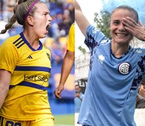 Camila Gómez Ares y la uruguaya Alaides Paz, créditos de Boca y Belgrano