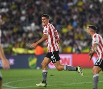 Guido Carrillo metió el gol del triunfo para Estudiantes. (Fuente: Télam) (Fuente: Télam) (Fuente: Télam)