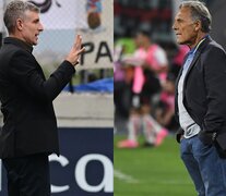 Martín Palermo y Miguel Russo (Fuente: Fotobaires) (Fuente: Fotobaires) (Fuente: Fotobaires)