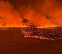 Un volcán entró en erupción en Islandia (Fuente: Agencia Meteorológica de Noruega) (Fuente: Agencia Meteorológica de Noruega) (Fuente: Agencia Meteorológica de Noruega)