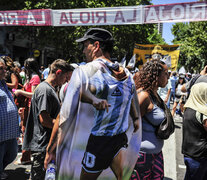 Marcha del 24 de enero.  (Fuente: Adrián Pérez) (Fuente: Adrián Pérez) (Fuente: Adrián Pérez)