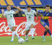 A Boca le faltó contundencia y por eso no pudo doblegar a Sarmiento. (Fuente: Julio Mancini) (Fuente: Julio Mancini) (Fuente: Julio Mancini)