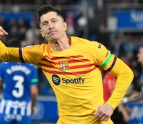 Robert Lewandowski cortó su racha sin goles para Barcelona (Fuente: AFP) (Fuente: AFP) (Fuente: AFP)