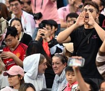 Los aficionados de Hong Kong abuchearon la ausencia de Messi (Fuente: AFP) (Fuente: AFP) (Fuente: AFP)