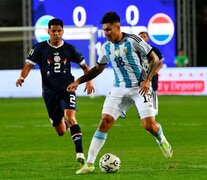 Argentina logró un agónico empate en su debut ante Paraguay (Fuente: Prensa AFA) (Fuente: Prensa AFA) (Fuente: Prensa AFA)