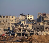 Casas destruidas en el campo de refugiados de Bureij en la Franja de Gaza. (Fuente: EFE) (Fuente: EFE) (Fuente: EFE)