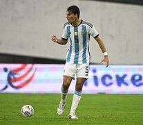 Federico Redondo, volante central de Argentinos Juniors y la Sub 23. (Fuente: AFP) (Fuente: AFP) (Fuente: AFP)