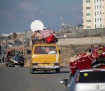 Los gazatíes escapan de Rafah al desierto. (Fuente: EFE) (Fuente: EFE) (Fuente: EFE)