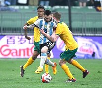 La Selección jugó en China en junio del año pasado. Fue 2-0 sobre Australia con Messi endemoniado (Fuente: AFP) (Fuente: AFP) (Fuente: AFP)