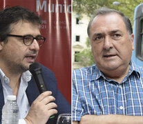 Sebastián Chale, secretario de Gobierno, y Antonio Ratner, de los Municipales.