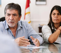 Noni Monzón y Andrea Paz, secretario general y secretaria adjunta de FESTRAM.