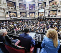 Axel Kicillof frente a la Legislatura bonaerense.