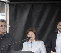 Javkin, Bullrich y Pullaro. (Fuente: Sebastián Vargas) (Fuente: Sebastián Vargas) (Fuente: Sebastián Vargas)